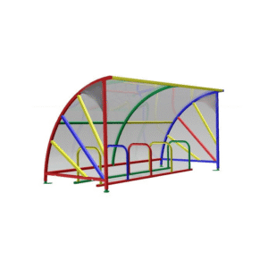 Ideal bicycle shelter for schools APB3
