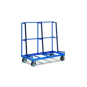 Sheet material trolleys for profesional use