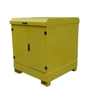 4 Drum Hazmat Locker for storing hazardous chemical drums
