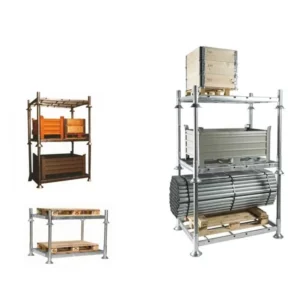 steel Pallet racking flexible module 2 pallets