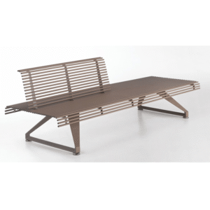 Street metal bench - MBU10