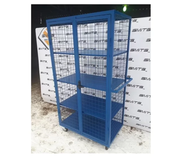 Steel roll containers with doors and shelf - Smits UAE