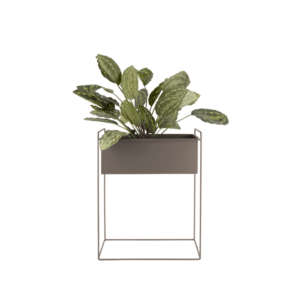 Decorative metal planter