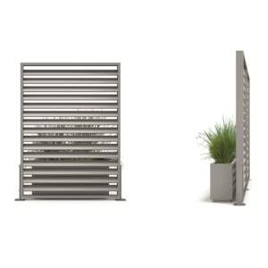 Modular metal panel with planter | model PMM01