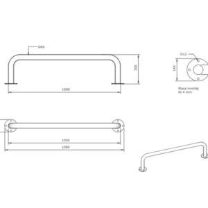 PMP1 60 mm Low Level Impact Protection Barrier System