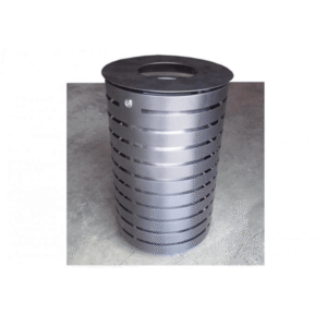 Cylindrical Urban Trash Bin