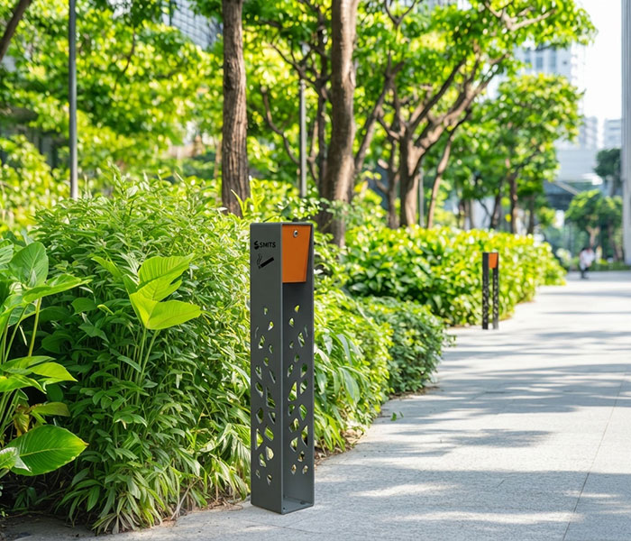 01-Outdoor Metal Ashtray-CG-SCR-P2 Outdoor-Metal-Ashtray