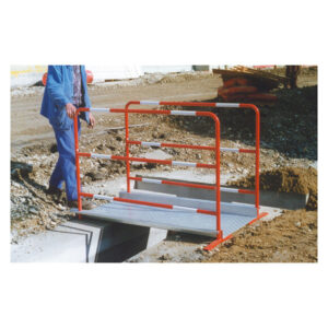 Temporary-Steel-Bridge-for-Road-Pedestrian-Traffic