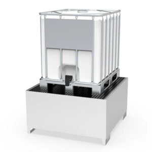 Stainless-Steel-Spill-Containment-Tray-for-1-x-1000-L-IBC