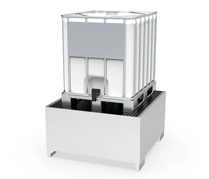 Stainless Steel Spill Containment Tray for 1 x 1000 L IBC Stainless-Steel-Spill-Containment-Tray-for-1-x-1000-L-IBC