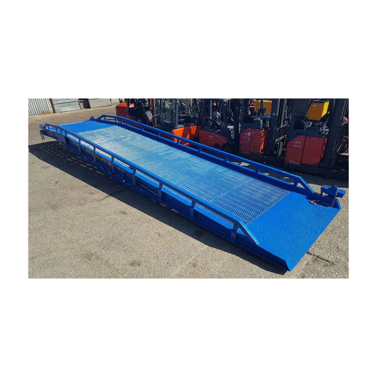 Loading Ship Ramp Uae Mobile Loading Ramp for Forklifts – Adjustable Height Steel Ramp ...